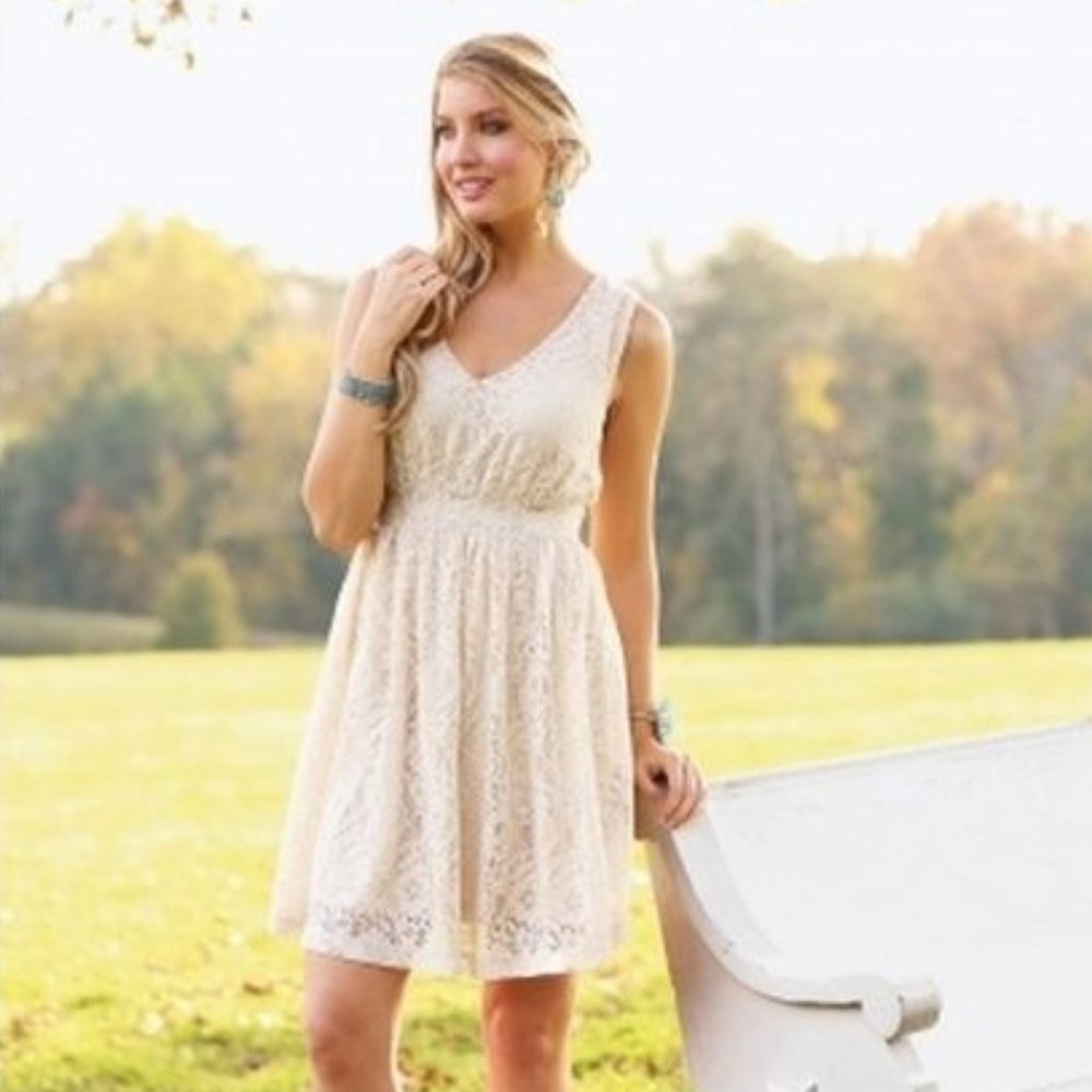 Wrangler Ivory Lace Dress